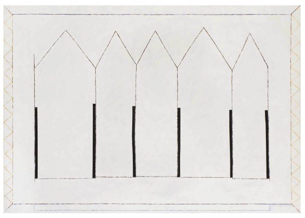 Là où je n'habite plus, 2009, huile sur toile, 114 x 162