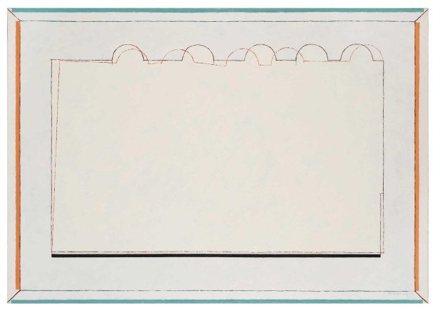 Là où je ne travaille plus, 2009, huile sur toile, 114 x 162