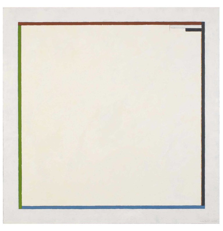 Mobilier: avant-propos, 2012, huile sur toile, 100 x 100