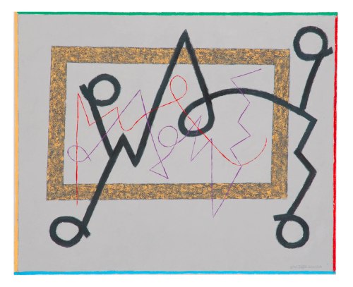 Mic mac II, 2016, huile sur toile, 50x 61